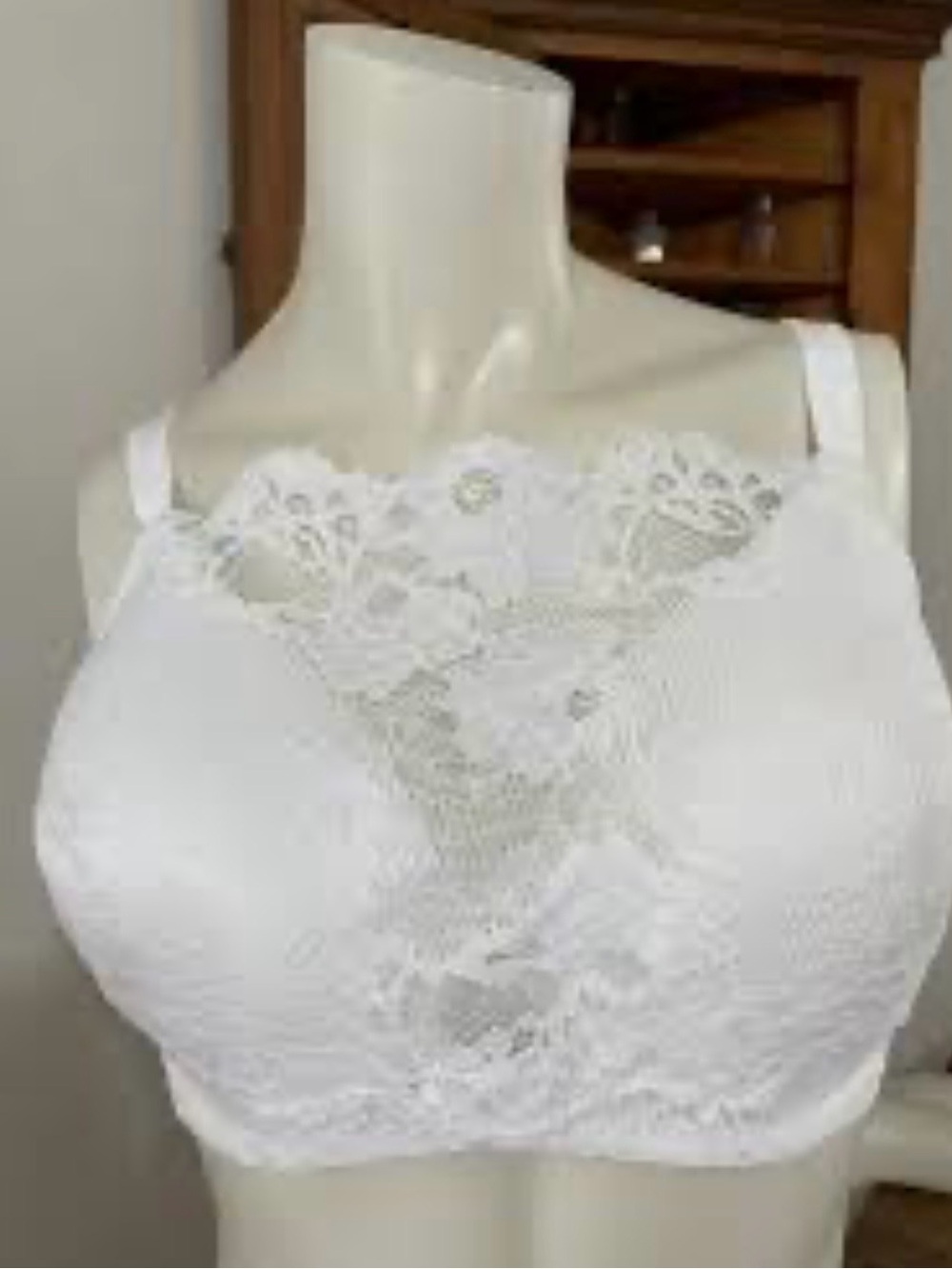 Soma cream cami bras Lace High-Neck Bralette